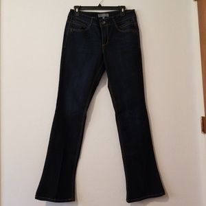 Wit and Wisdom dark blue bootcut jeans w/stretch